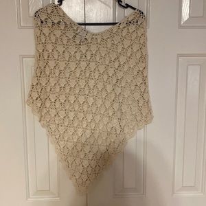 Cream shawl